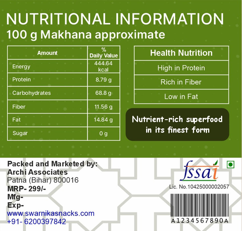 Himalayan Salt Pudina Makhana