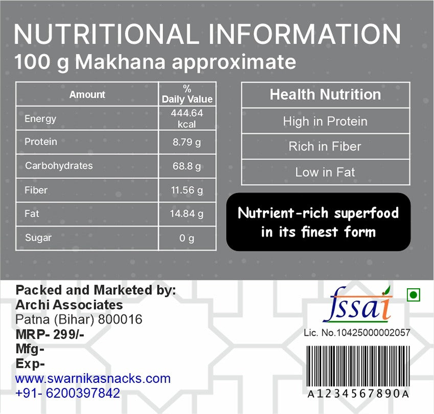 Premium Salt and Pepper Makhana